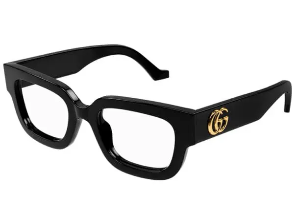 Gucci GG1548O 004 black transpare 52 Akinių rėmeliai Moterims