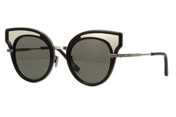 Bottega Veneta BV0094S 001-black-silver-grey 49