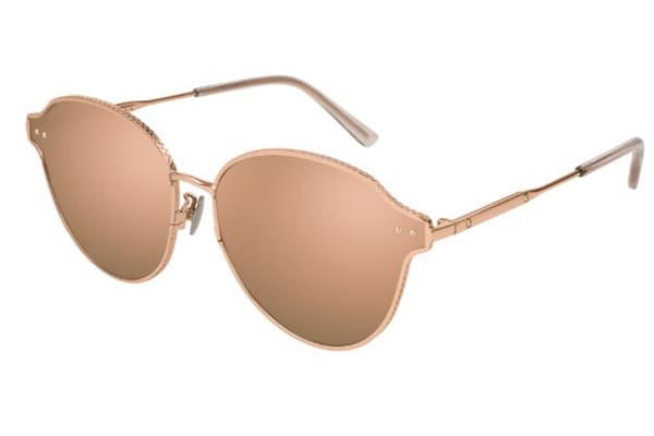 Bottega Veneta BV0156SK 001 gold gold pink 65