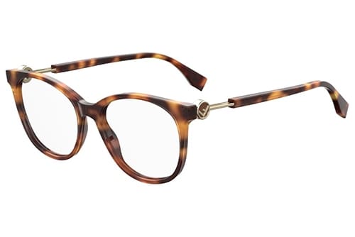 Fendi Ff 0393 086/17 DARK HAVANA 52 Originalūs akiniai