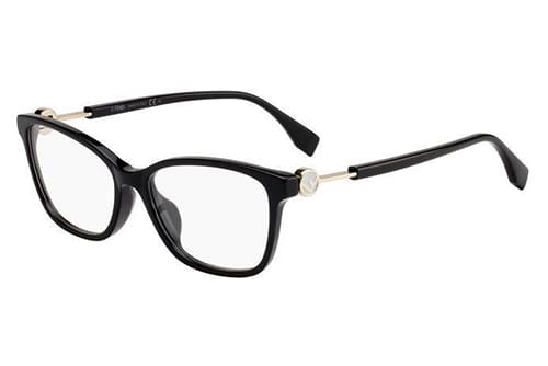 Fendi Ff 0363/f 807/16 BLACK 53 Akinių rėmeliai Moterims Originalūs akiniai