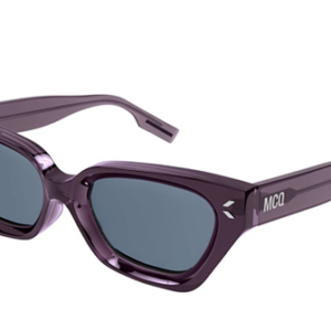 McQueen MQ0345S 003 violet violet grey 52 Akiniai nuo saulės Moterims
