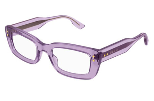 Gucci GG1216O 003 violet violet transpa 52 Akinių rėmeliai moterims