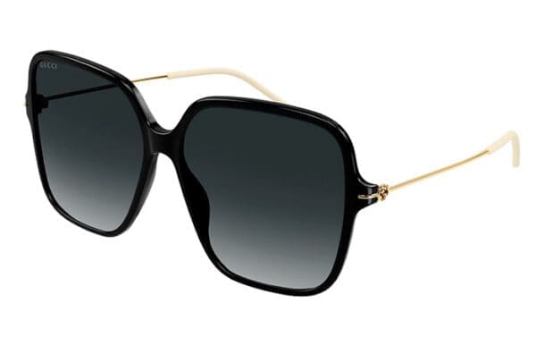 Gucci GG1267S 001 black gold grey 60 Donna