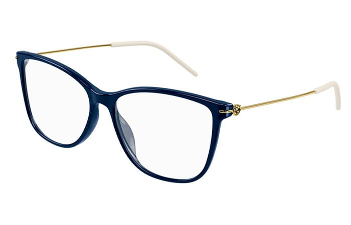Gucci GG1272O 003 blue gold transparent 53 Donna