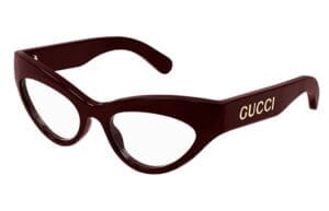 Gucci akiniai GG1295O 002 red red transparent 53 Akinių rėmeliai Moterims