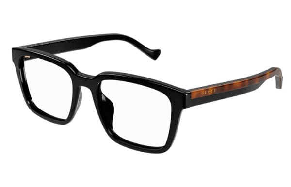 Gucci GG1306OA 003 black havana transpar 54 Uomo