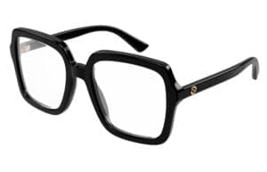 Gucci akiniai GG1318O 001 black black transpare 55 Akinių rėmeliai Moterims