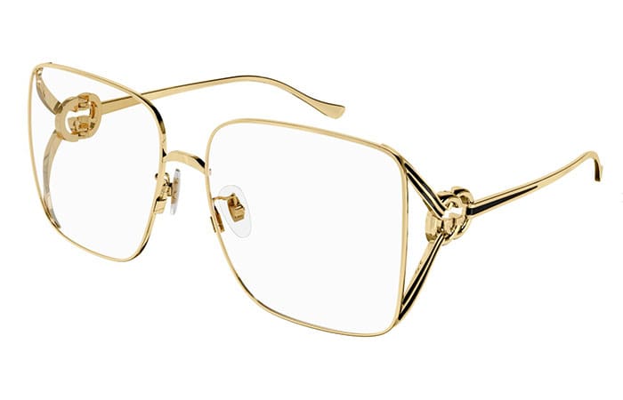 Gucci GG1321O 001 gold transparent 60 Donna