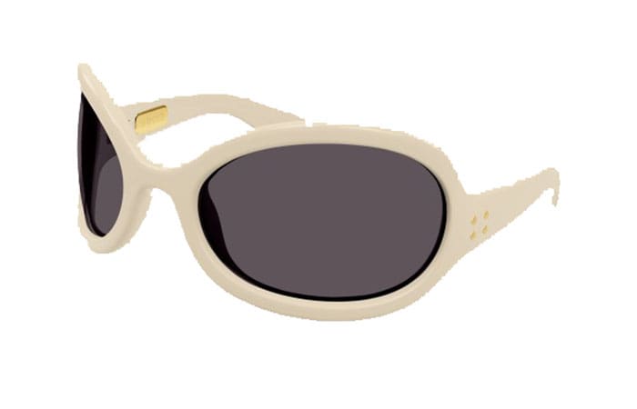 Gucci GG1381S 003 white white brown 77 Originalūs akiniai