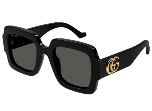 Gucci GG1547S 001 black grey 50 Akiniai nuo saulės Moterims