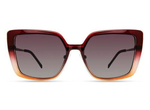 MODO akiniai LUNA CLIP-ON rose gold aubergine 55 Akinių rėmeliai Moterims Originalūs akiniai