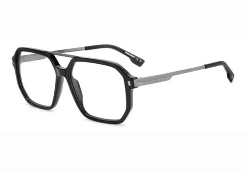 Akinių rėmeliai Vyrams DSquared2 D2 0123 ANS/14 BLACK DKRUTH originalūs