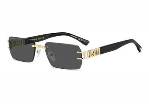 Akinių rėmeliai Vyrams DSquared2 D2 0189/S  J5G GOLD originalūs