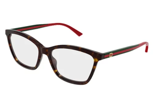 Akinių rėmeliai Moterims Gucci GG1989O 002 havana green transpar originalūs