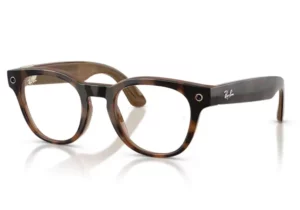 Ray-Ban Meta Scriber Optics 7002 8528 49 GEN2 Rėmeliai Blizgūs havana spalva (skaidrūs polikarbonatiniai lęšiai)